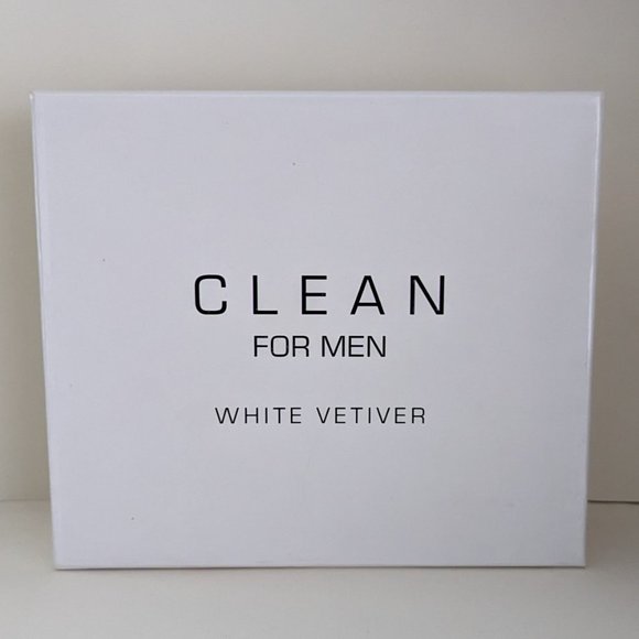 Clean For Men 2 Piece EDT Set - White Vetiver - Picture 1 of 2